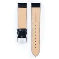 thumbnail image 4 of Hirsch Osiris Leather Watch Strap - Polished Blue - M - 15mm - Shiny Silver Buckle - Calf Leather Band, 4 of 8