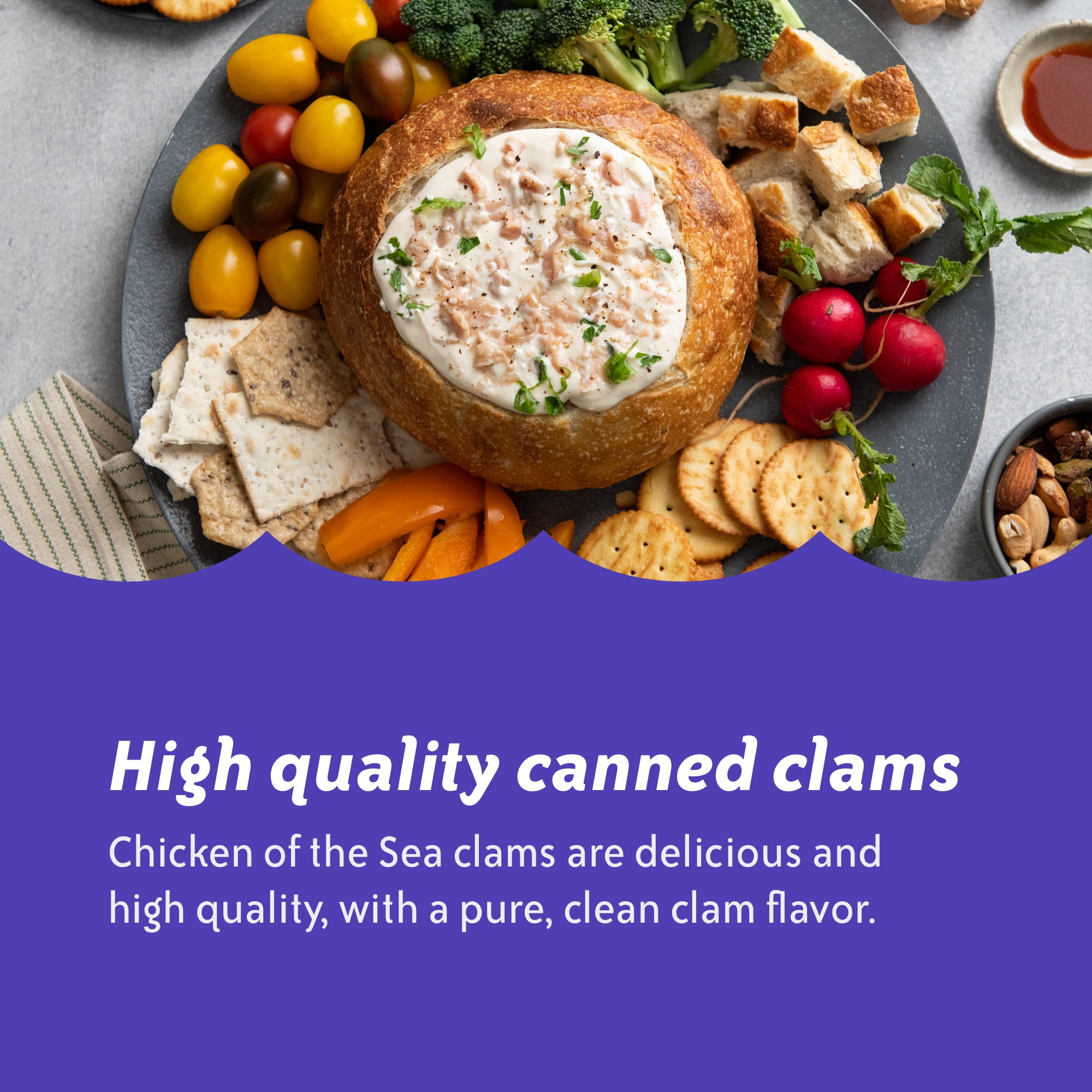 Chicken of the Sea Whole Baby Clams, 10 oz Can