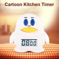 thumbnail image 2 of Lindo temporizador de cocina en forma de pollo de dibujos animados, Recordatoria de cuenta regresiva Lcd digital, para cocino, Hornear, confronte, un temporizador de cocina, 2 of 8