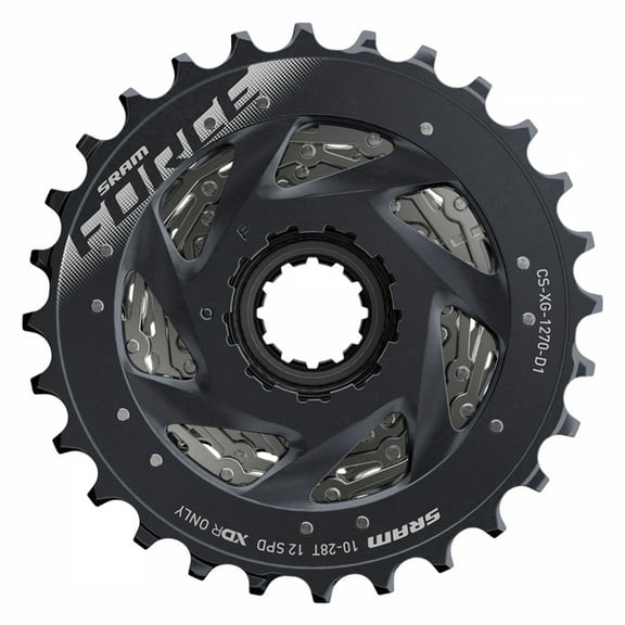 SRAM XG-1270 12-Speed 10-28t Silver Cassette