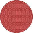 thumbnail image 1 of Ahgly Company Indoor Round Patterned Red Area Rugs, 8' Round, 1 of 6