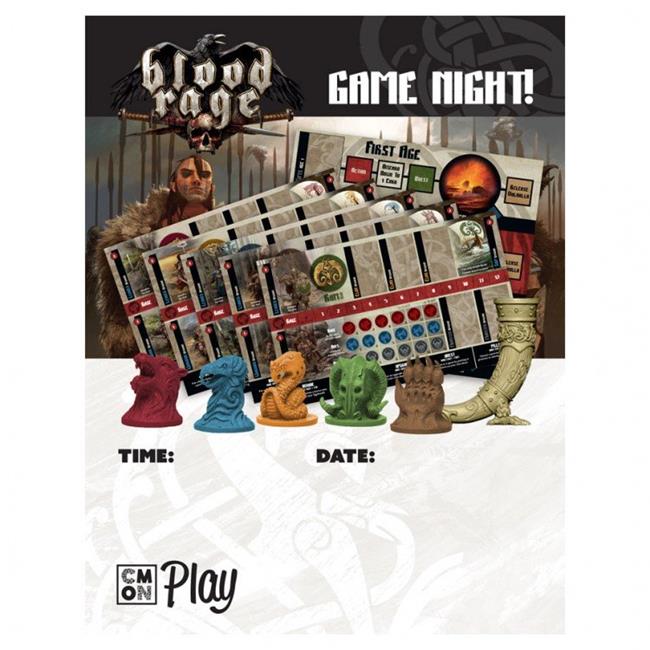 CMON Play CMNBLROP01 Blood Rage Game Night Kit