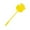 Yellow, variant on VerPetridure Creative Palm Flies Manual Plastic Fly Swatter Mosquito Swatter Lengthened And Thickened Large Mosquito Swatter Blue Creative Palm Fly Swatter Plastic Fly Swatter To Enlarge Mosquito Swa