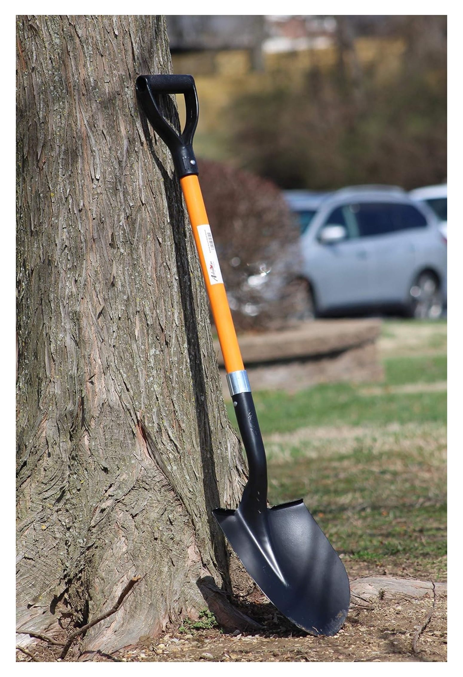 Ashman Heavy-Duty Digging Shovel (2 Pack) with Trenching Blade and 41-Inch Comfortable Handle - Ideal for Garden, Landscaping, Construction, and Masonry - Perfect for Digging Soil, Dirt, and Gravel.