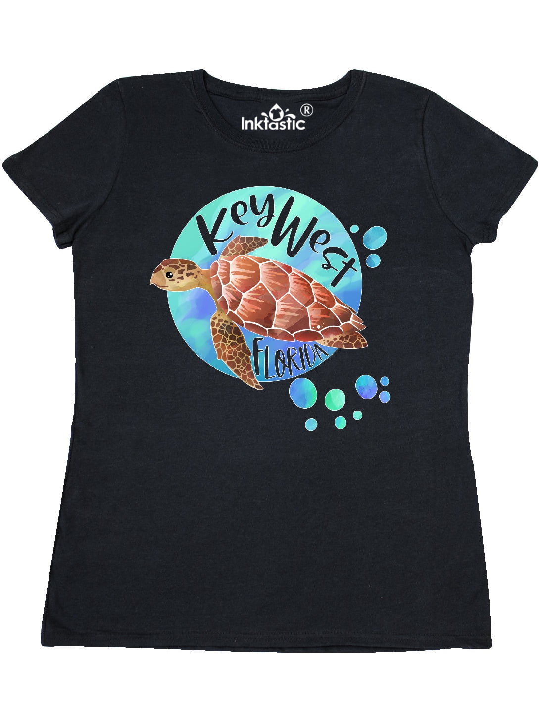 Beach Sea Turtle Scuba Toddler Girls T Shirt Kids Cotton Short Sleeve Ruffle Tee 