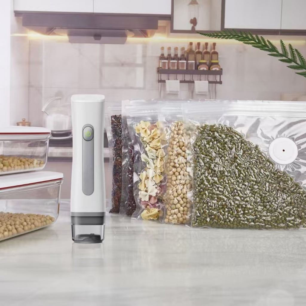 Yammee Handheld Food Vacuum Sealer Machine with Visible Water Tank and 30 Storage Bags