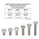 thumbnail image 4 of Tornillo, Tornillo De Cabeza Hexagonal, 60 Piezas Ventana Reforzada De Alta Resistencia Para Puertas Reforzadas Mgaxyff Hardware Tool, 4 of 8