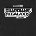 thumbnail image 2 of Men's Guardians of the Galaxy Vol. 3 Black and White Movie Logo Graphic Tee Black Medium, 2 of 5