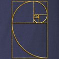 thumbnail image 3 of CafePress - Golden Ratio Sacred Fibonacci Spiral Long Sleeve T - Long Sleeve Dark T-Shirt, 3 of 4