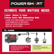 PowerSmart 4400-Watt Powered for Outdoor and Home Use, EPA Compliant Gas Portable Inverter Generator
