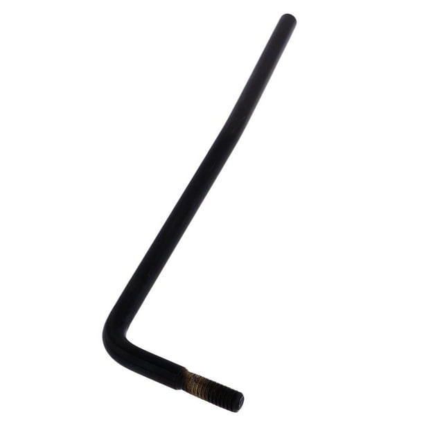 Barra de trémolo de guitarra eléctrica Yuyangstore Metal 6mm para Bck Negro