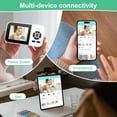thumbnail image 6 of Smart Video Baby Monitor,1080P Baby Room Camera, APP Control,WiFi On/Off Switch,AI Detection, Cry Monitor and Lullabies, HD Night Vision, Two-Way Audio, Cloud & SD Card Storage, 6 of 10