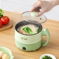 thumbnail image 4 of Electric Hot Pot, Mini Ramen Cooker, 1.5L Noodles Pot, Hot Pot Electric, Mini Pot for Steak, Egg, Fried Rice, Ramen, Soup, Porridge, Oatmeal, Portable Cooking Pot with Power Adjustment, 4 of 17