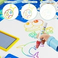 thumbnail image 6 of Educational Toy for 2 3 4 5 Years Old Kids, Water Doodle Mat, Kids Large Coloring Mat with Neon Colors, Christmas Birthday Gifts for Toddlers, Boys,Girls, 6 of 9