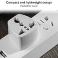 thumbnail image 3 of ziyahi Power Pin Universal Travel 2-pin Power Socket Conversion Converter Mini Charger Adapter US Plug, 3 of 9