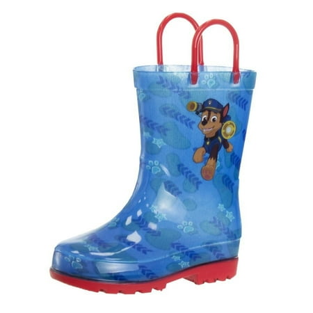 

PAW Patrol Marshall and Chase Rainboots (Toddler Sizes) - Blue Red Size: 1112