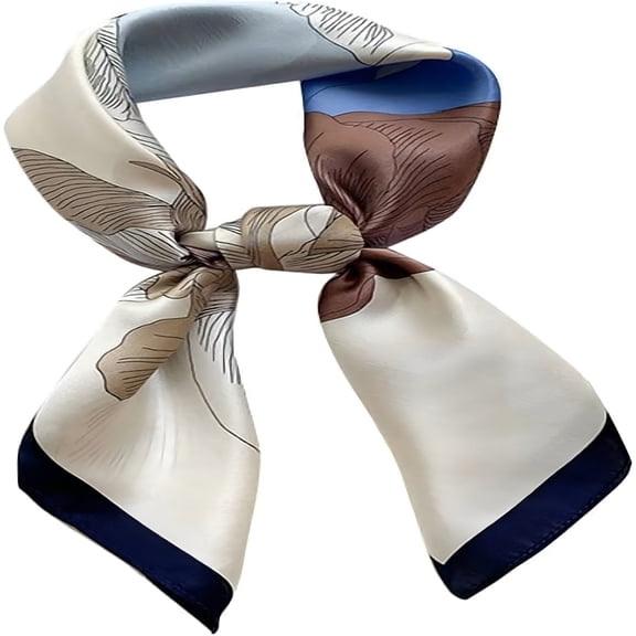 TELOLY 100% Pure Mulberry Silk Scarf 27"x27" (in) Square Scarf Head Scarf Neck Scarf Headscarf for Women with Gift Packed