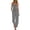 Gray#summer jumpsuits for women 2026, variant on Women Jumpsuit Plus Oversized Casual Drawstring Waist Wide Leg Strapless Jumpsuits off the Shoulder Summer Sleeveless One Piece Overall with Pockets Beige,S