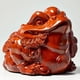thumbnail image 1 of Rosewood carved golden toad figurine, three-legged toad offering treasure, home decoration, mahogany craft shop opening gift., 1 of 4