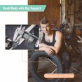 thumbnail image 3 of 1 Pce Tabouret Pliant Rétractable Extérieur Portable Banc de Camping en Acier Inoxydable et Tabouret de Pêche - Noir P, 3 of 5