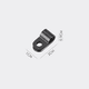thumbnail image 1 of Clip organizador de bridas para cables tipo R gestión de cables eléctricos negro (30 piezas) ShuxiuWang 8390606345509, 1 of 1