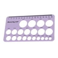thumbnail image 4 of Nipple Ruler, Silicone Soft Skin Friendly Foldable Breast Flange Ruler Measurement Tool With 1.5m Soft Tape  Breastfeeding, 4 of 8