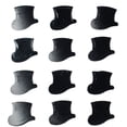 thumbnail image 3 of Confetti Top Hat Black - Pouch (1/2 oz) - CCP8695, 3 of 8