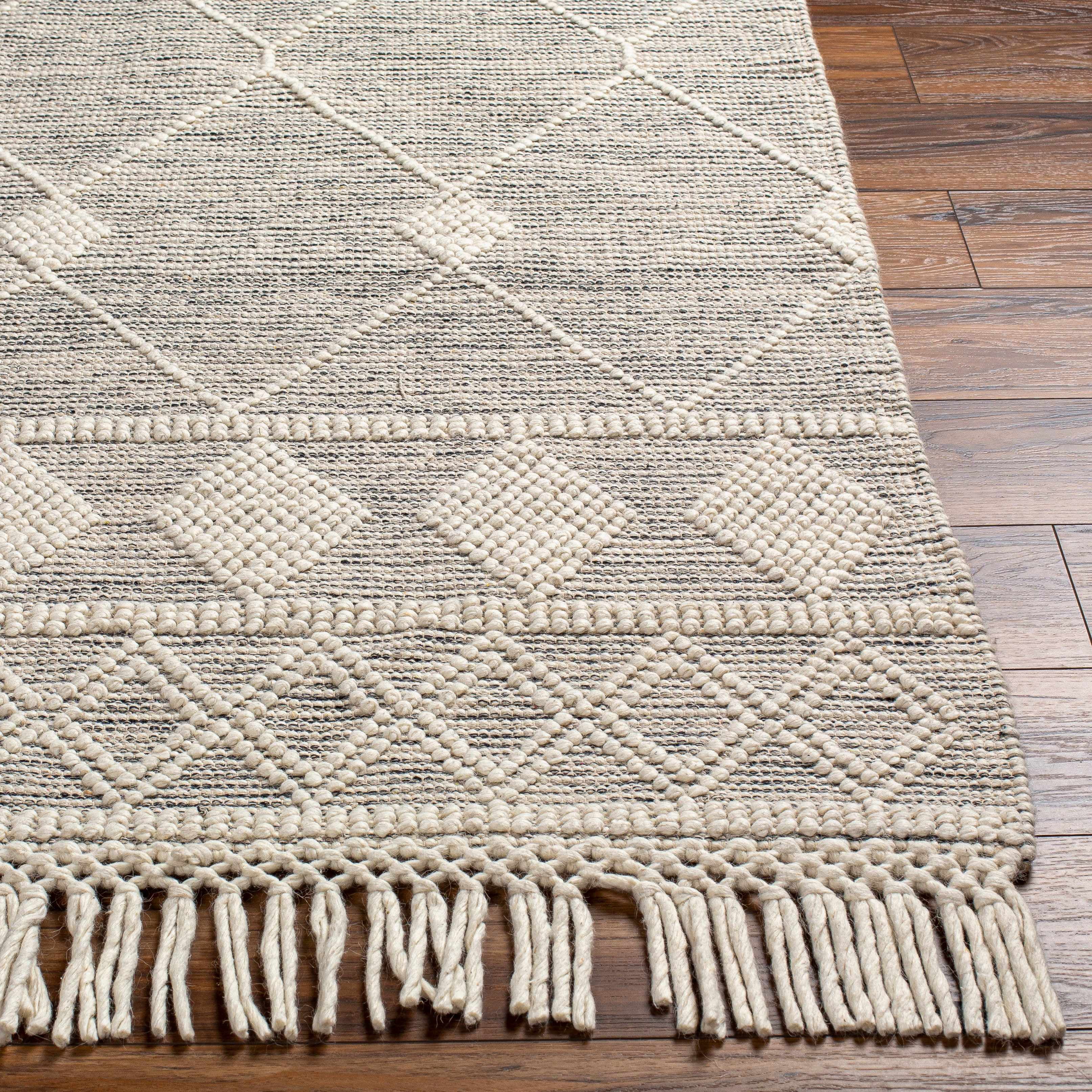 BoutiqueRugs Chofa Bohemian, Transitional Runner Rug - Ivory, Black - 2' x 5' Runner