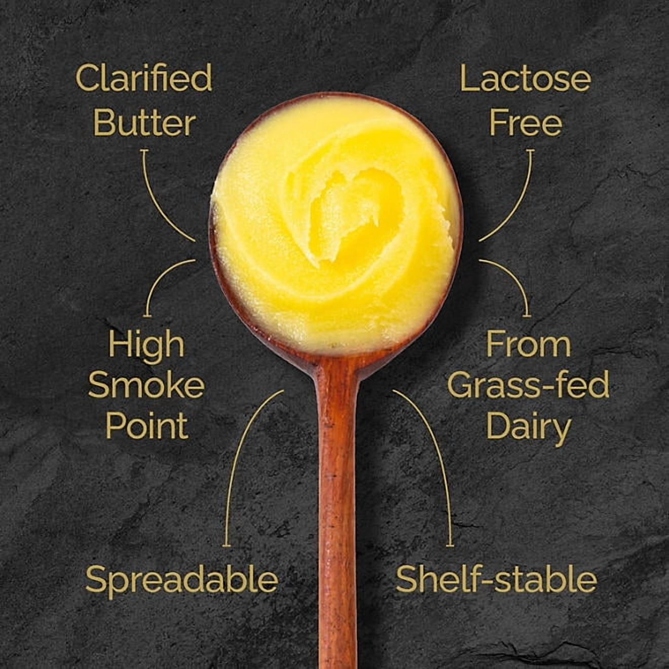 4th & Heart Original Ghee, Clarified Butter, 25 oz.