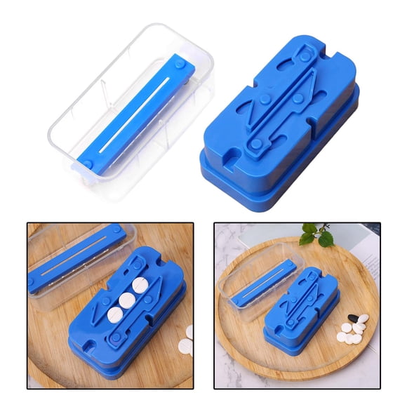 Mini Cutter Macarena Estuche de Vitaminas Dispensador de Pastillas