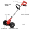 thumbnail image 6 of iMeshbean Cordless Grass String Trimmer Battery Powered, 24V with Wheels & 1 Pack 6.0Ah Li-Ion Batteries Lawn Edger Brush Cutter Adjustable Height Electric Weed Eater, 6 of 12