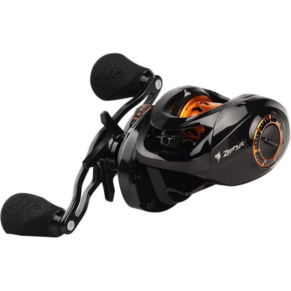KastKing Bait Finesse Baitcasting Reel Carbon Fiber Drag Clicker Version 7.2:1 Gear Ratio 5.6oz-Zephyr