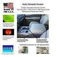 thumbnail image 2 of Auto Console Covers- Fits the Ford F-350 Super Duty 2017-2022 with Bucket Seats Center Console Armrest Cover Waterproof Neoprene Fabric (Gray), 2 of 3