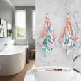 thumbnail image 6 of SKYSONIC Marine Painting Patterned Hand Towels 2 PCS, Cotton Bath Towel for Drying Face Hands Body ,Absorbent Lightweight Towels for Bathroom Ktichen Travel Gym, 16"x28", 6 of 7