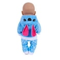 thumbnail image 3 of AmaMary Reborn Doll Clothes Set Light Blue Dog-Style Hoodie and Pants 3 Piece Soft Cotton Outfit 16-18 Inch, 3 of 6