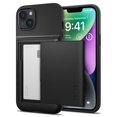 thumbnail image 1 of Funda Spigen Slim Armor CS para iPhone 14, color negro de grado militar, 1 of 7