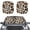Retro Brown Cow Print, variant on Kuiaobaty Auto Windshield Sun Shade 28.5" x 25.5" Car Window Sun Shield Blocks UV Rays Exterior Accessories Tribal Highland Cattle Cow Sunflower 2 Pcs for Trucks Sedans SUVs Cars