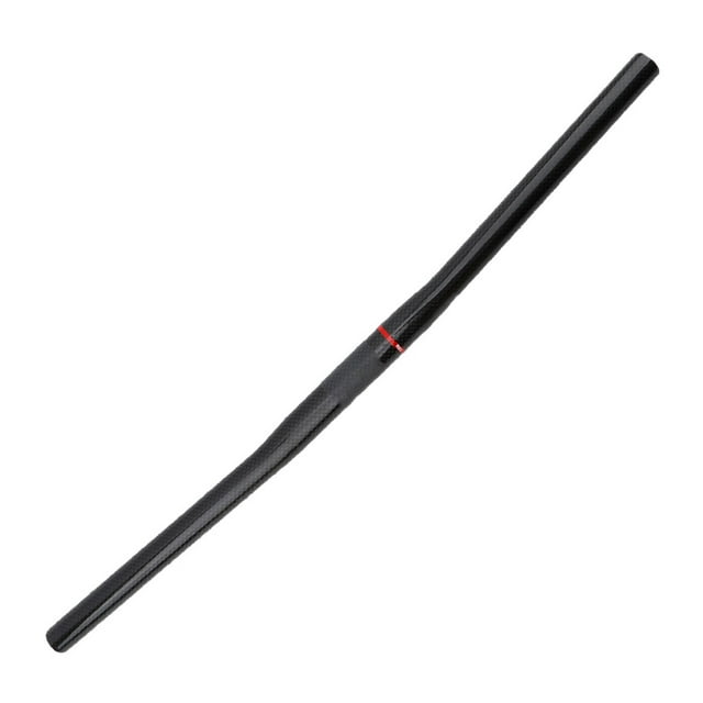 stanreset Light/Matte Full Horizontal Handlebar Mountain Bike Aluminum Alloy Bar Racing One-shaped Ultralight Straight Handle Light Black