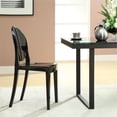 thumbnail image 5 of Hawthorne Collection Chaise de Salle à Manger Noire (Ensemble de 2), 5 of 5