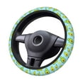 thumbnail image 4 of Balery Cartoon Avocado print Steering Wheel Covers Elastic Skidproof Steering Wheel Protective Cover Case for Men Women Universal 15 Inches Cars Accessories, 4 of 8