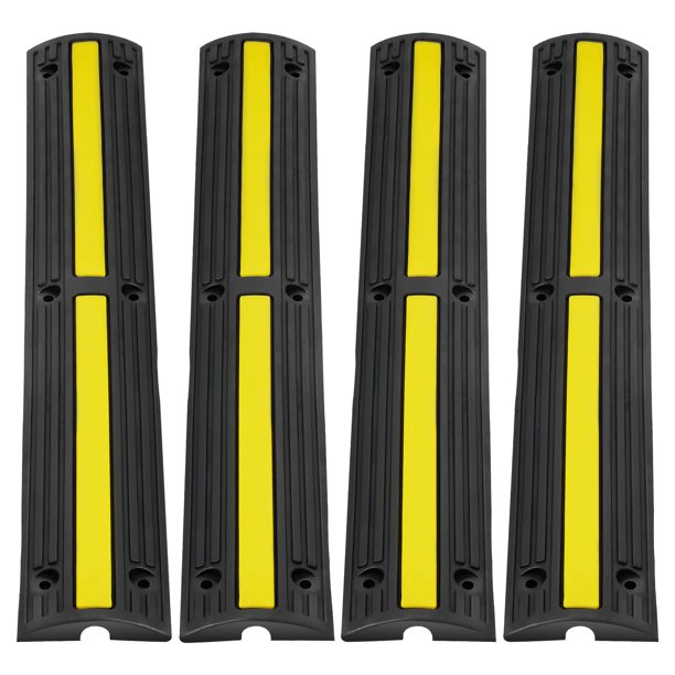 Protector de cable Ramp VEVOR, 1 canal, 18000 libras, capacidad, 4 unidades