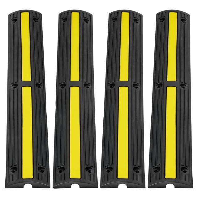 Protector de cable Ramp VEVOR, 1 canal, 18000 libras, capacidad, 4 unidades