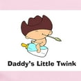 thumbnail image 2 of CafePress - Daddy's Little Twink Onesie/Creeper - Baby Light Bodysuit, Size Newborn - 24 Months, 2 of 4