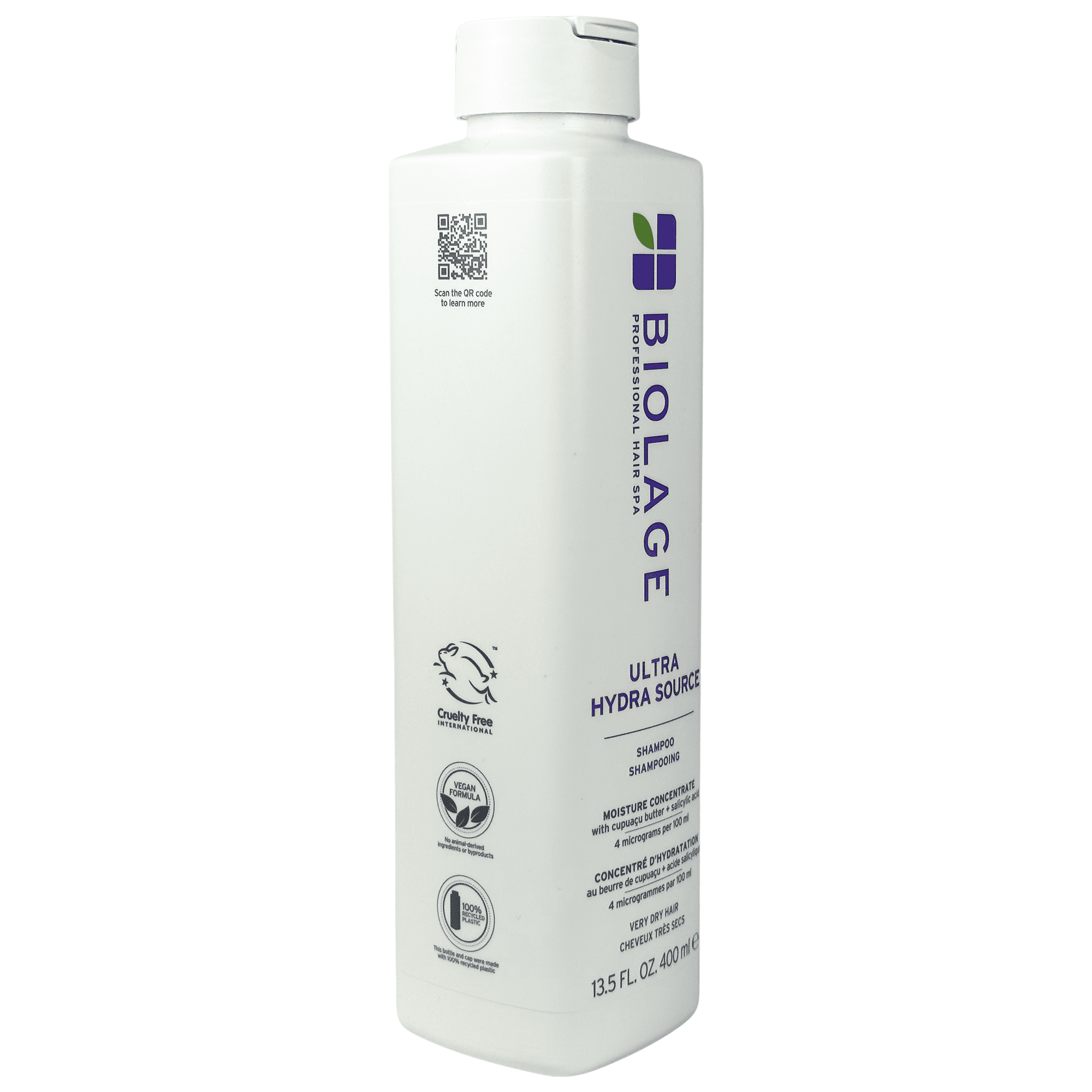 Biolage ULTRA HYDRA SOURCE Shampoo 13.5 oz / 400 ml For  Very Dry, Thick, or Coarse Hair