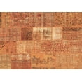 thumbnail image 1 of Ahgly Company Indoor Rectangle Patchwork Brown Transitional Area Rugs, 7' x 9', 1 of 4