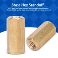 thumbnail image 5 of Motherboard StandoffMotherboard Brass Standoff Coupling Motherboard Coupling Hex Nuts Ways Brass Standoff Precision Engineered, 5 of 5