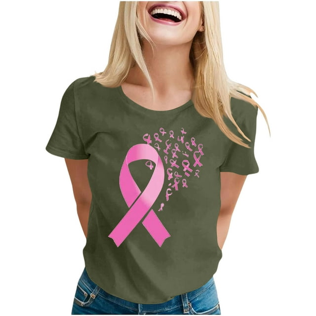 Yhmxh T-shirts pour Femmes T-shirt Imprimé à Manches Courtes Col Rond Haut/chemise d'Été pour Femmes T-shirts d'Été sous-Vêtements T-shirts pour Femmes
