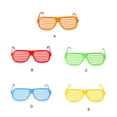thumbnail image 6 of Adult Children Sunglasses Portable Retro Fancy Glasses Props Club Disco Decoration Eyewear Accessory Party Performance Yellow, 6 of 7
