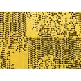 thumbnail image 1 of Ahgly Company Machine Washable Indoor Rectangle Abstract Yellow Modern Area Rugs, 8' x 10', 1 of 4