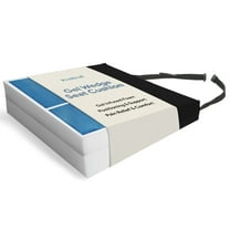 Proheal 3-1.5" Gel Infused Wedge Wheelchair Seat Cushion - 20"x16" - Back, Tailbone, Coccyx Support
